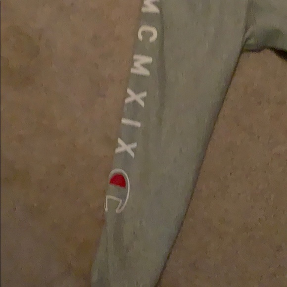 Large Grey Champion Hoodie - Picture 2 of 3